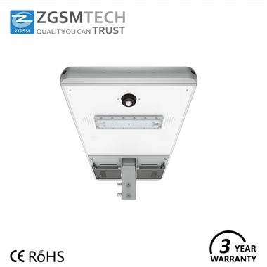 50W Solar integreret LED gadelygte